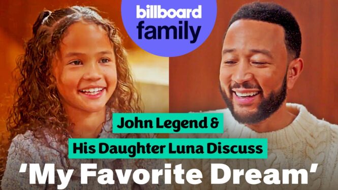 Watch John Legend’s Daughter Luna Interview Him About Children’s Album ‘My Favorite Dream’ | Billboard Family