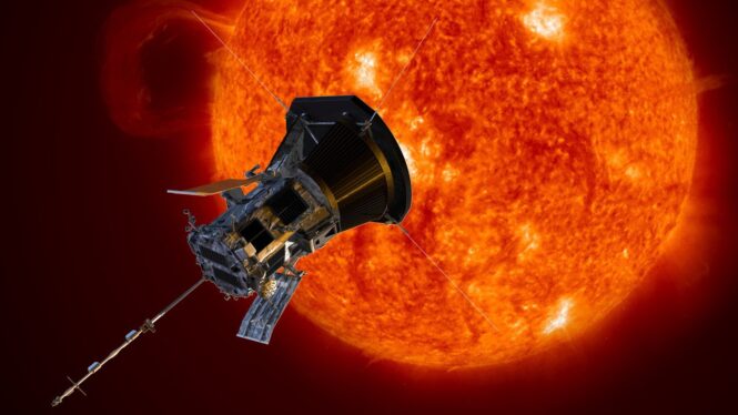 What time is the NASA Parker Solar Probe’s closest sun flyby ever on Christmas Eve?