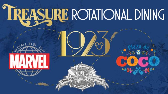 What To Expect From Disney Treasure’s Dining Experiences: Worlds Of Marvel, 1923, And Plaza De Coco