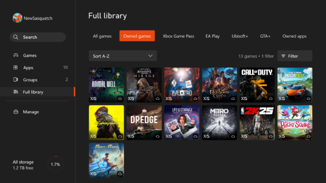 Xbox previews cloud streaming of games you own on consoles