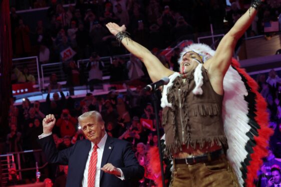 Donald Trump Dances Along to Village People’s ‘YMCA’ at Pre-Inauguration Rally: Watch