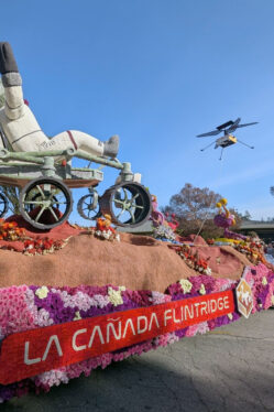 Ingenuity Mars Helicopter flies again as first drone on Rose Parade float