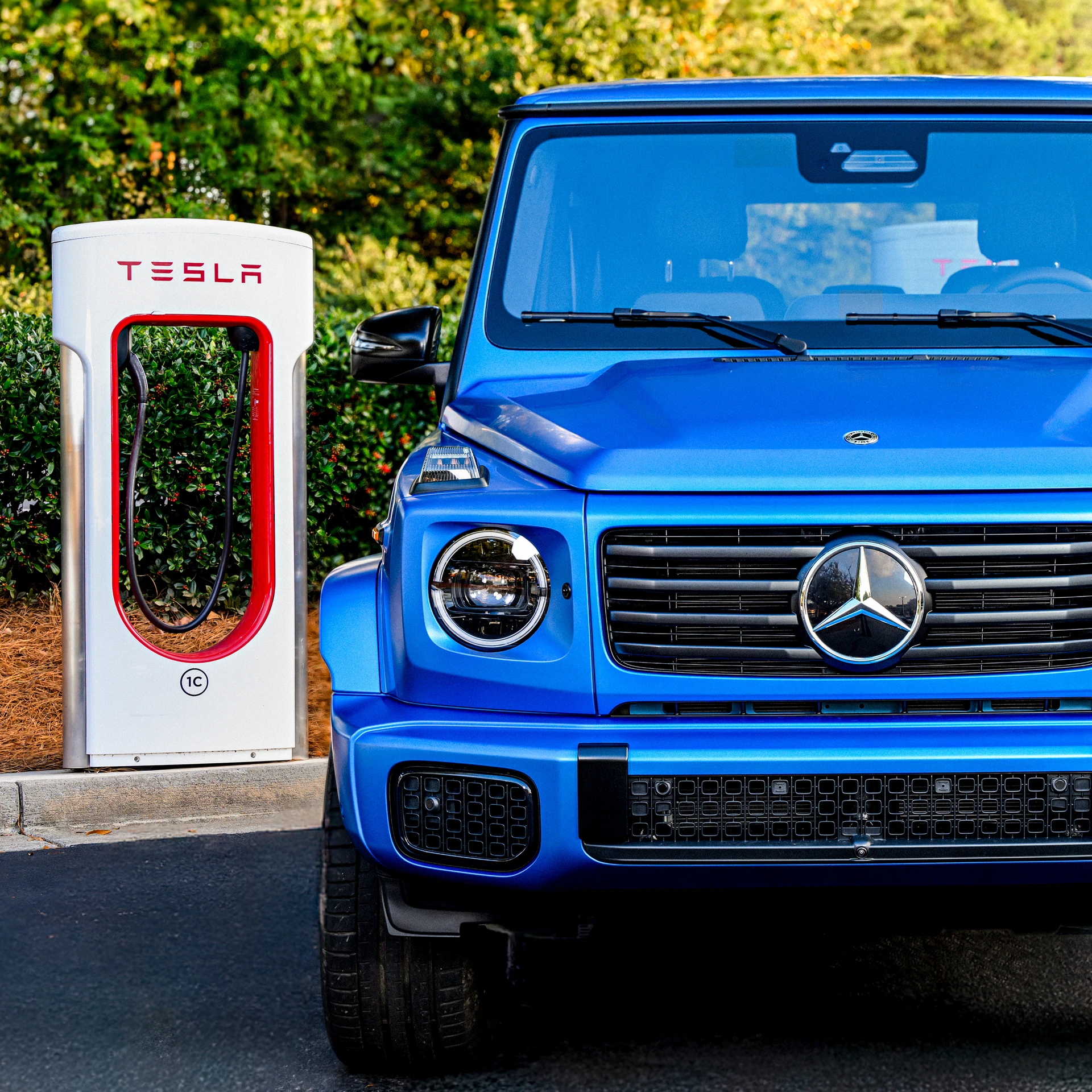 Mercedes-Benz EVs will get access to Tesla’s Supercharger network next month