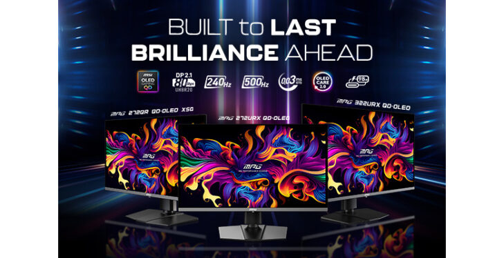 MSI also has a 27-inch 4K QD-OLED gaming monitor at CES 2025