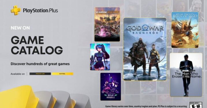 PlayStation Plus adds God of War Ragnarok and more to its lineup