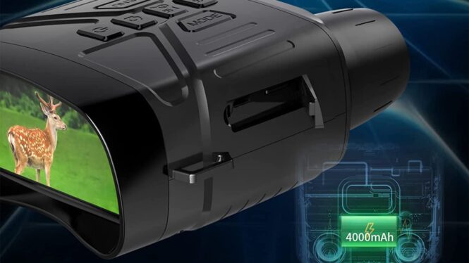 Turn darkness into detail with 10X zoom night-vision binoculars